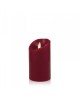 Luminara LED Echtwachskerze Bordeaux-Rot 8cm Durchmesser
